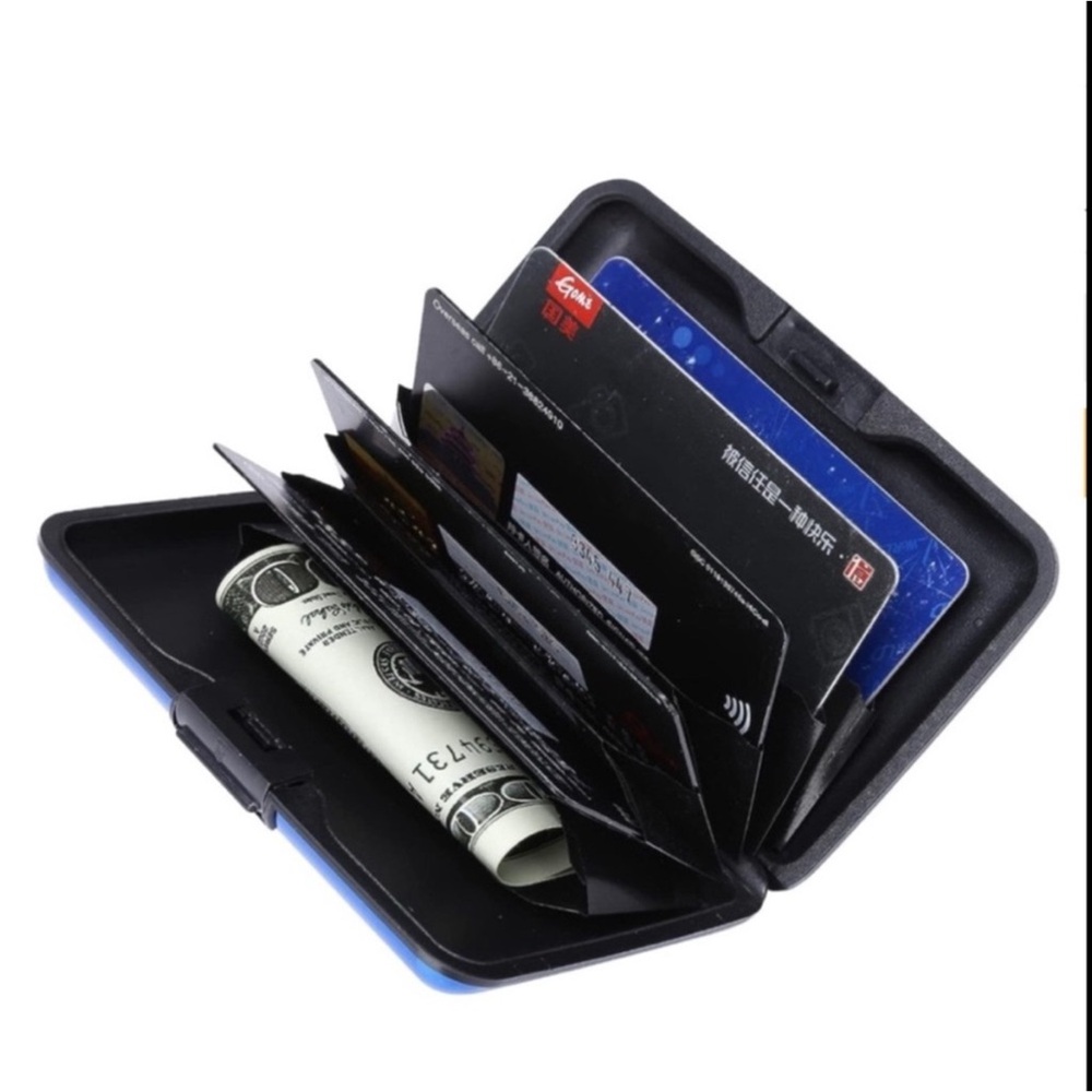 Ztech Compact Dragonfly Print Aluminum Wallet - Multicolor - Picture 5 of 5
